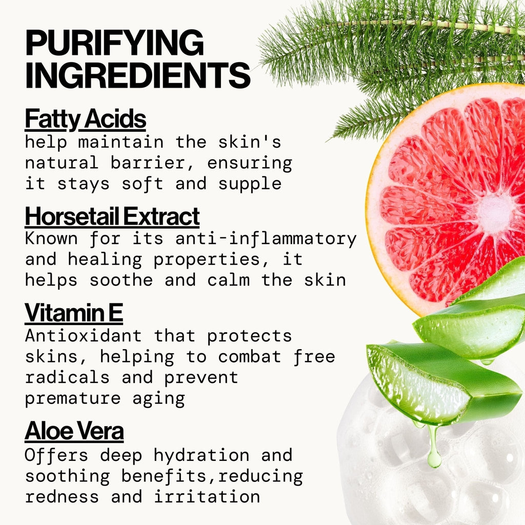 Grapefruit Bubbles Gel to Foam Purifying Cleanser