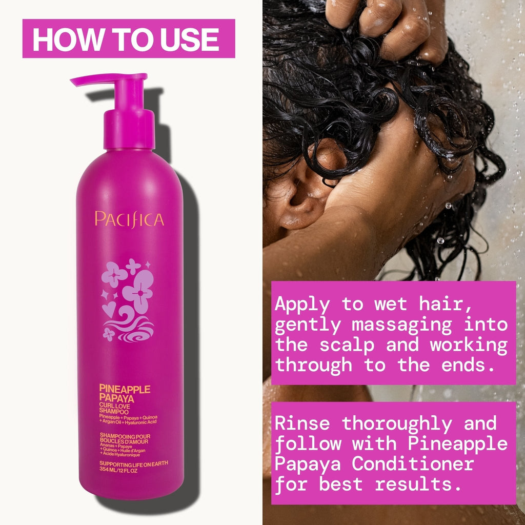 Pineapple Papaya Curl Love Shampoo