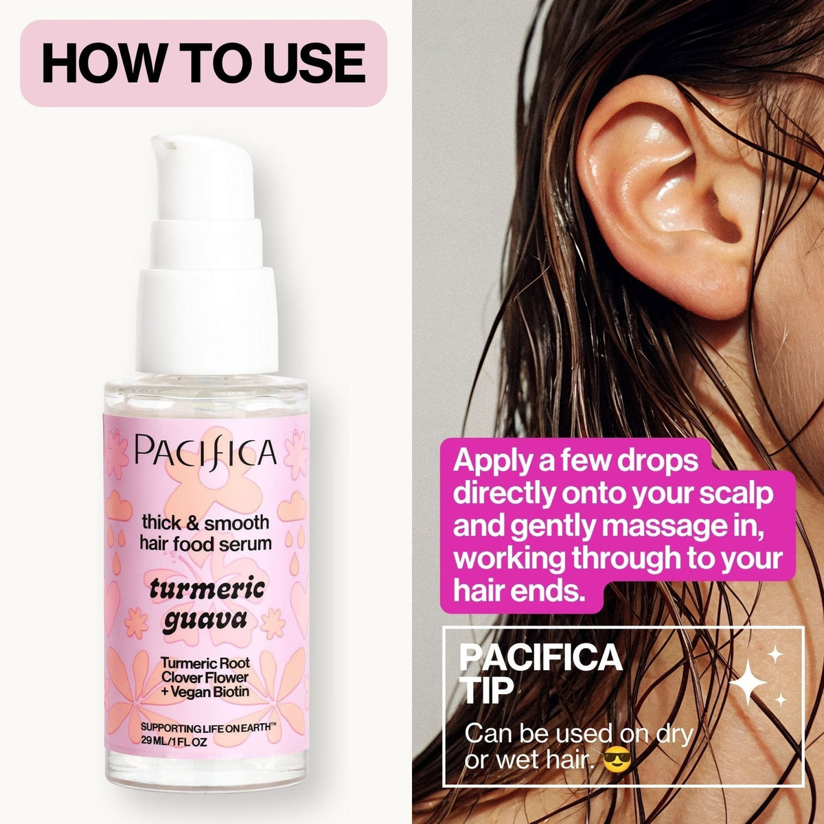 Turmeric Guava Thick and Smooth Hair Serum