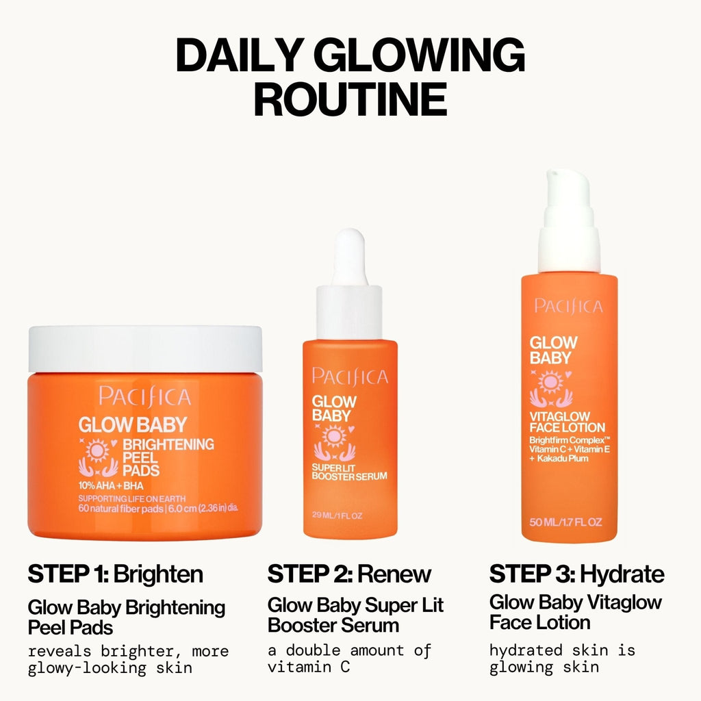 Glow Baby Brightening Peel Pads 10% AHA + BHA